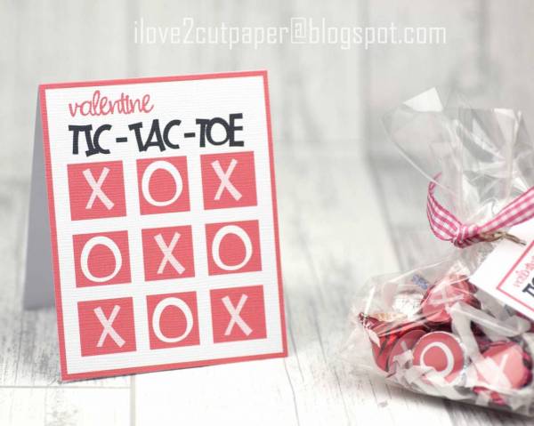 Tic Tac Toe card and gift tag