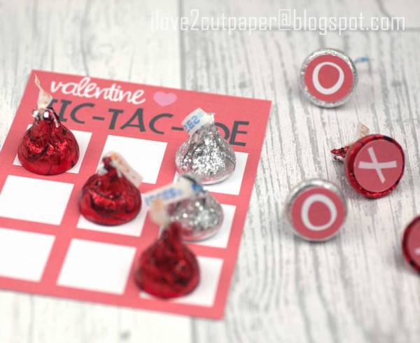 Tic Tac Toe card and gift tag