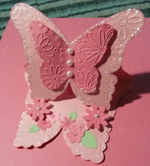 Butterfly easel card