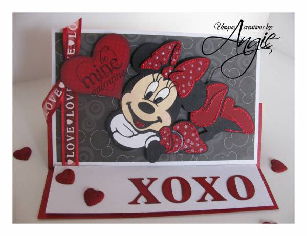 minnie mouse card