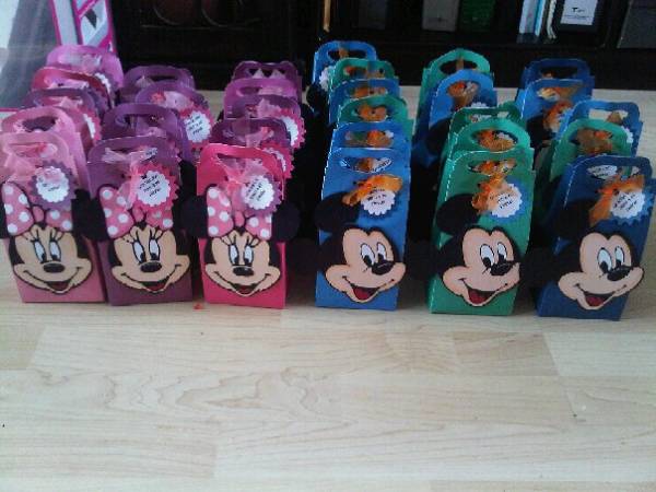 Mickey and Minnie Mouse Boxes