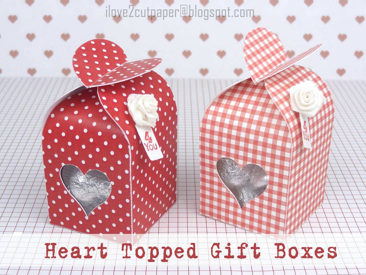 Heart Topped Gift Boxes