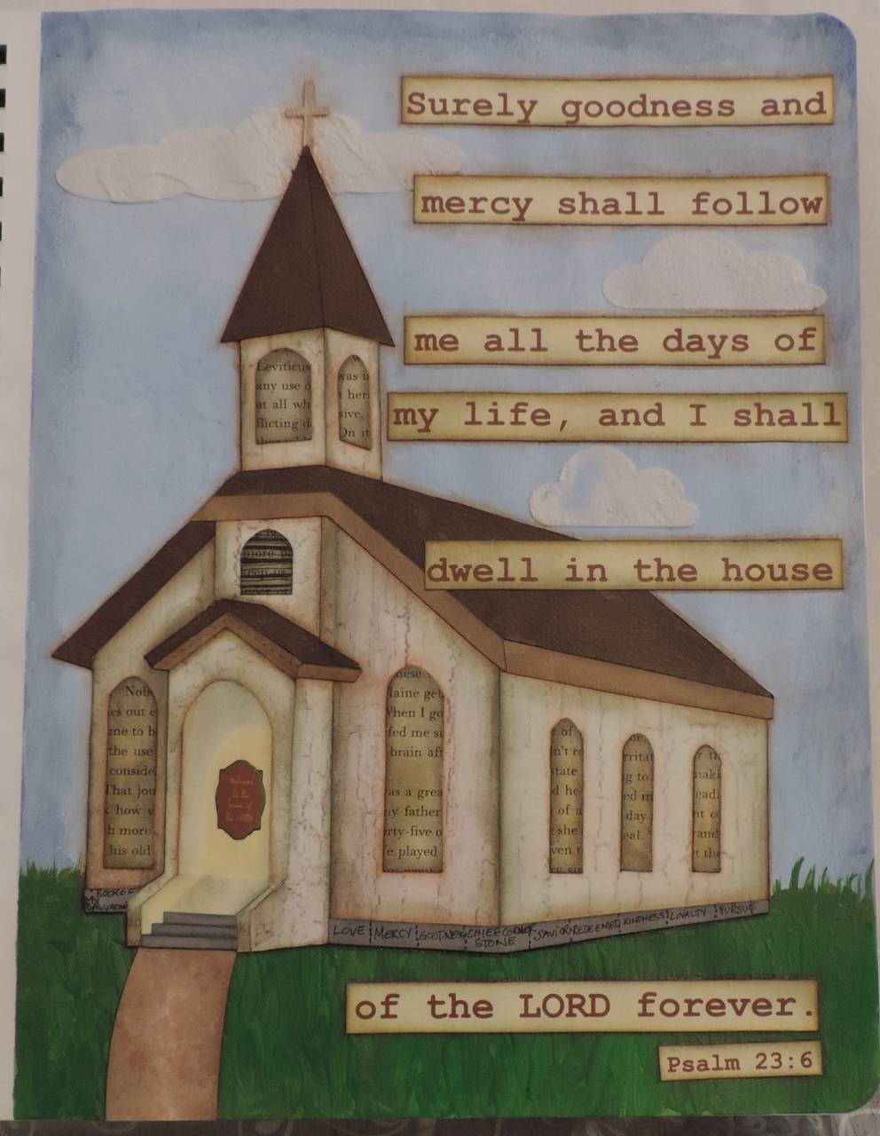 Bible Art Journal Page