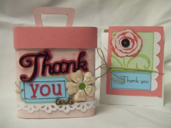 Thank You Card Storage Box