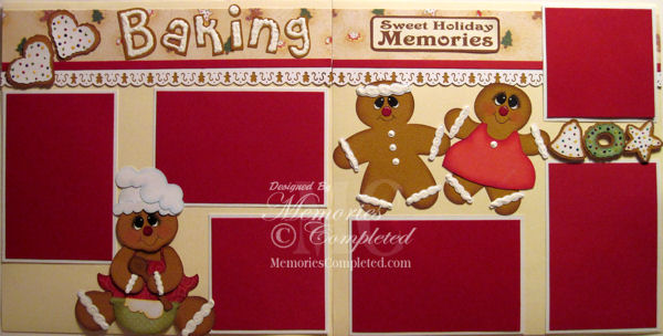 Baking Sweet Holiday Memories Layout