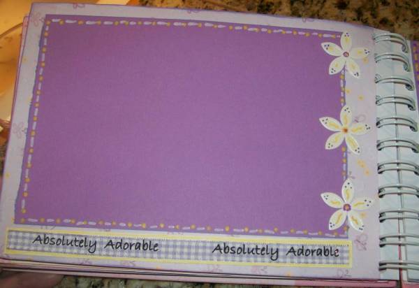 Sweet Baby Girl Scrapbook