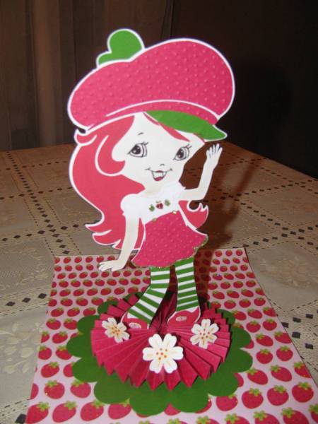 strawberry shortcake centerpiece