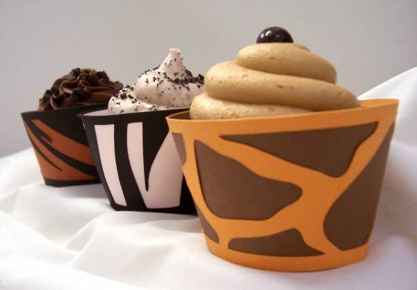 Animal Print Cupcake Wrappers