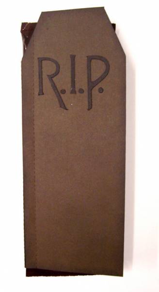 Coffin Candy Bar Wrapper