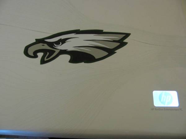 Philadelphia Eagles Logo on my laptop