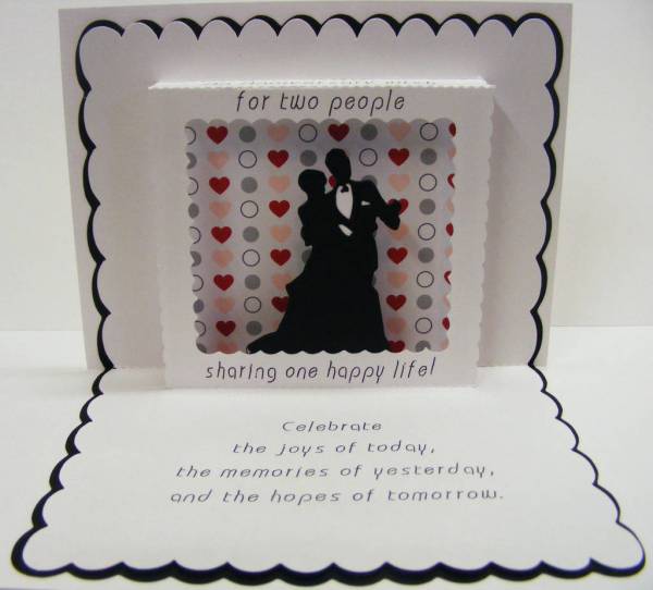 Anniversary Pop Up Window Card