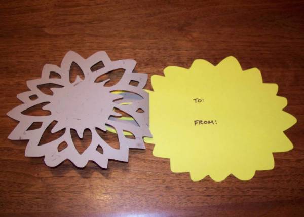 sunflower tag
