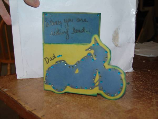 Father's Day Motorcycle card