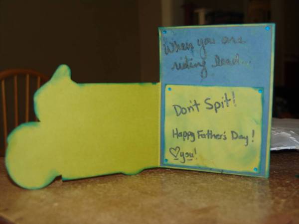 Father's Day Motorcycle card