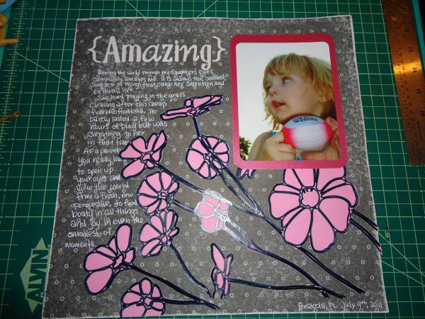 12 x 12 Scrapbook Page