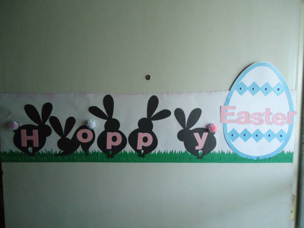 Easter Door Banner