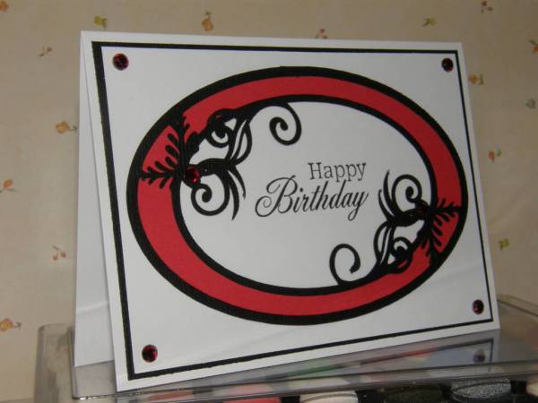 Birthday card overlay