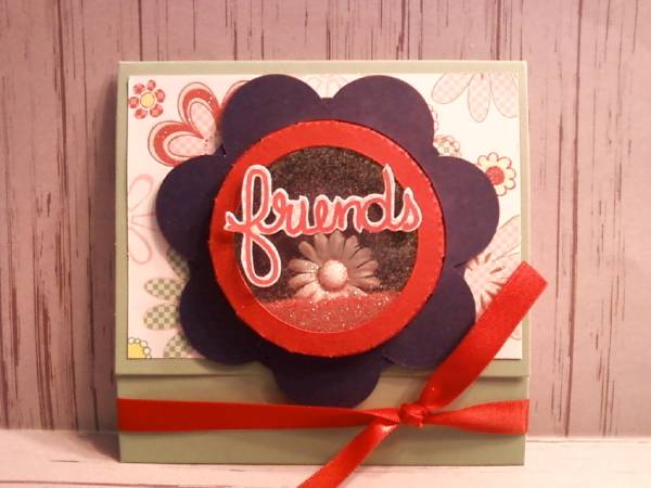 Shaker box Circle- Friends Card