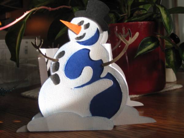 Snowman treat box