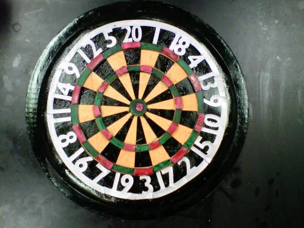 Dart Board Cake