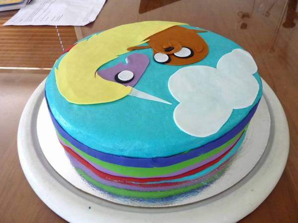 Sam's Rainicorn cake