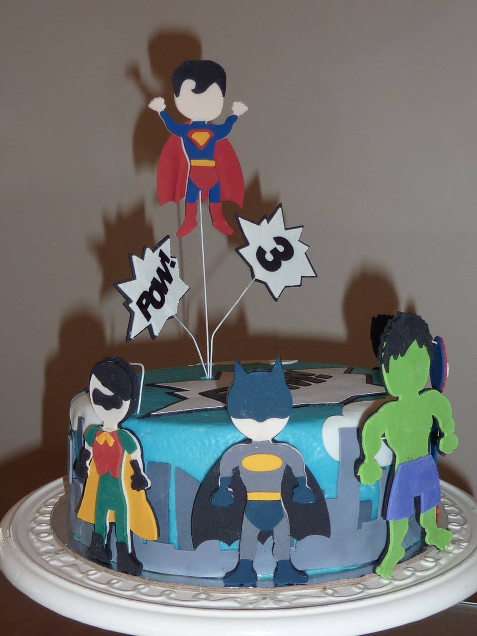 Ryder's Super Hero 3rd Birthday Cake