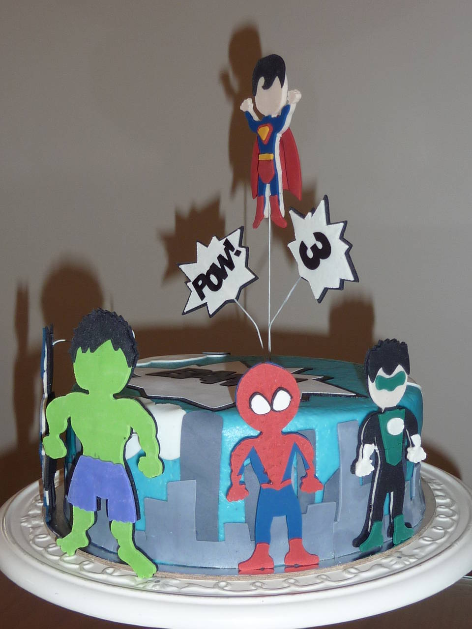 Ryder's Super Hero 3rd Birthday Cake