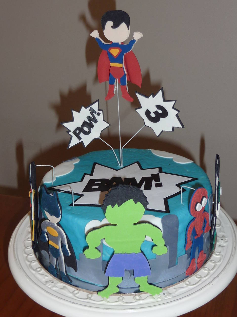 Ryder's Super Hero 3rd Birthday Cake