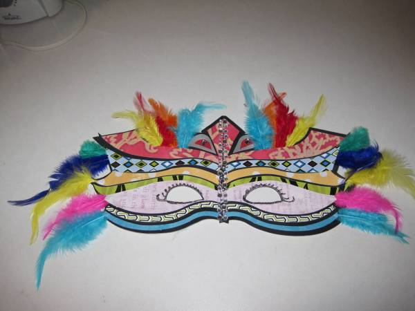 March Challenge - Mardi Gras Masks