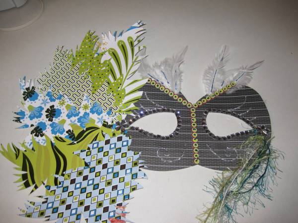 March Challenge - Mardi Gras Masks