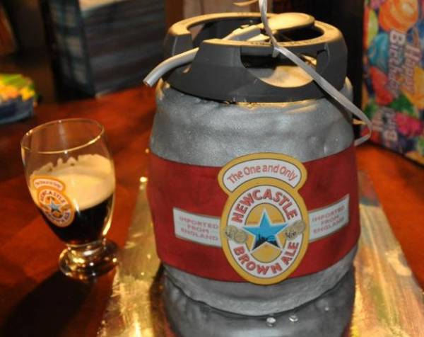 St.Patrick's Day Beer Keg Cake