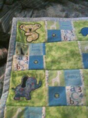 baby quilt continued