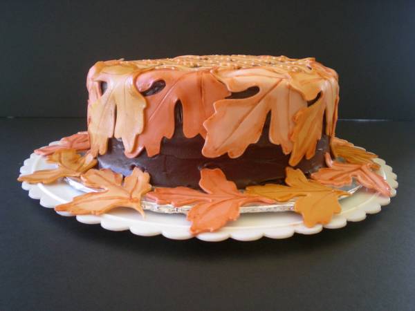 Falling Leaves Cake