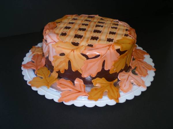 Falling Leaves Cake