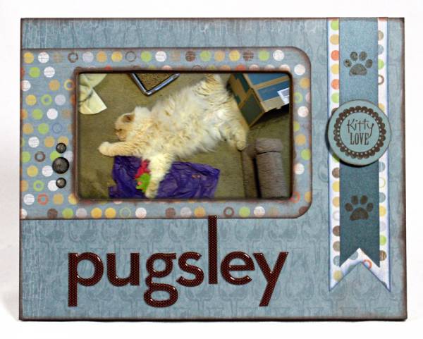 Pugsley Kitty Photo Frame