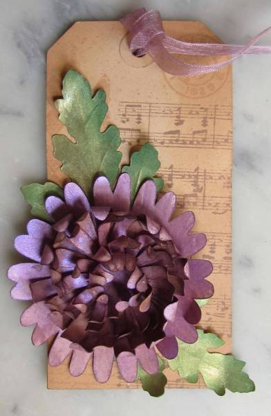 3d Layered Flower Tags