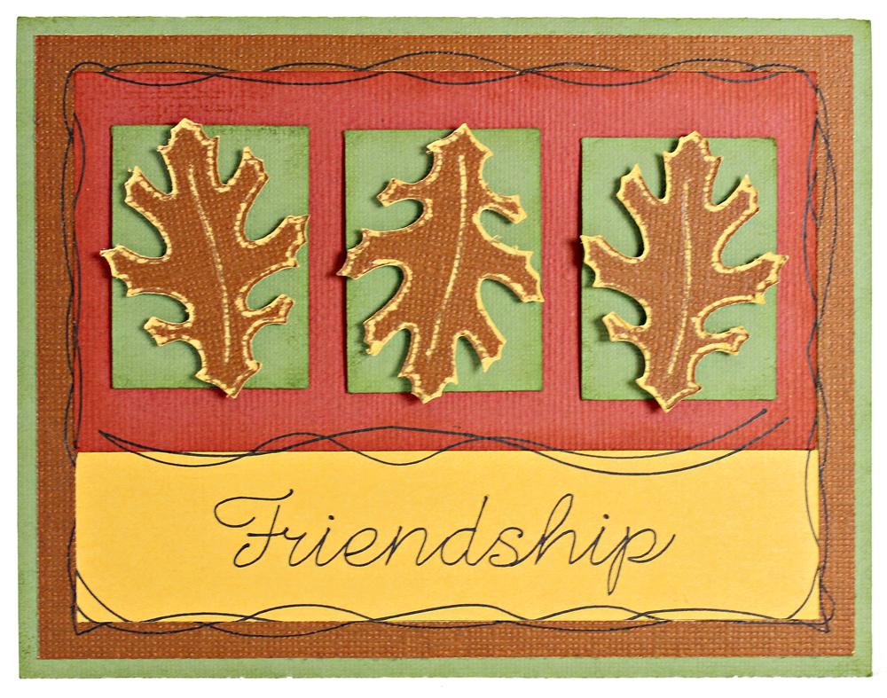Friendship Leaf Card Project