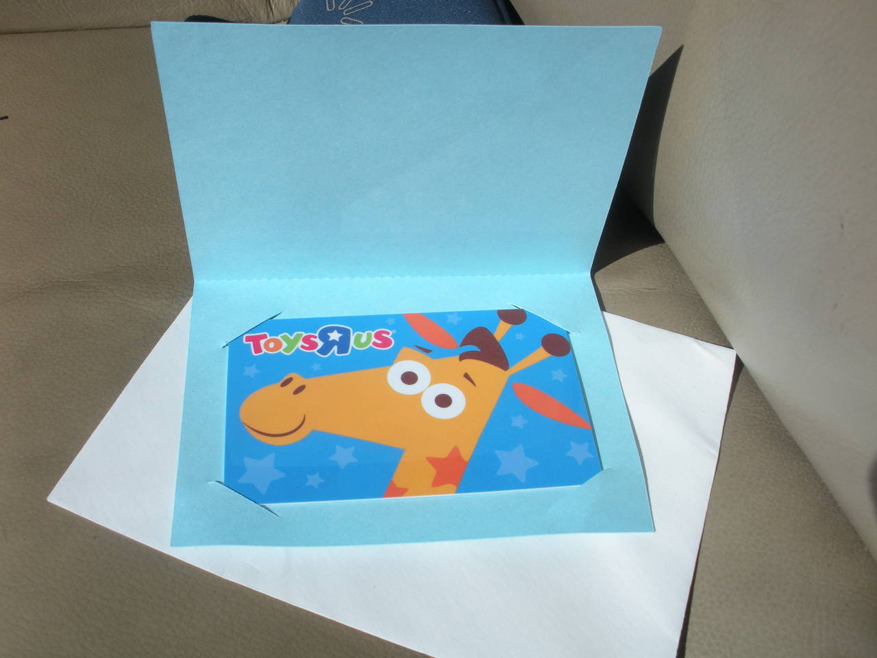 Gift Card using Photo Frame method