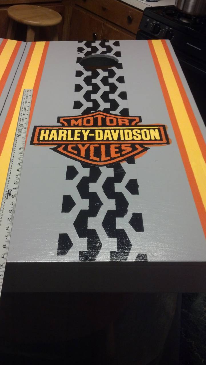 Harley Davidson Corn boards