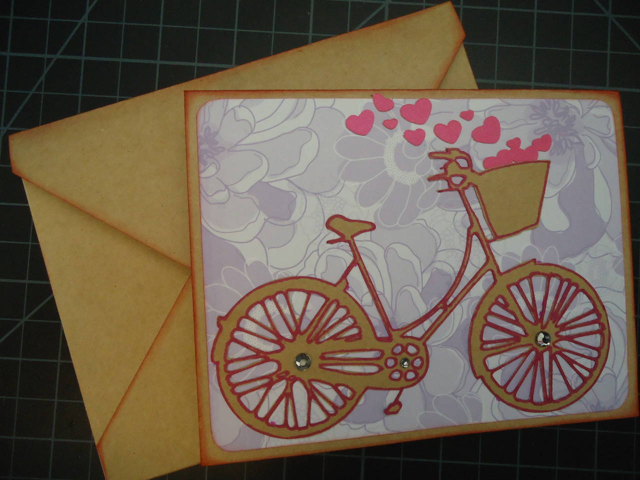 A2 Valentine Card and Envelope