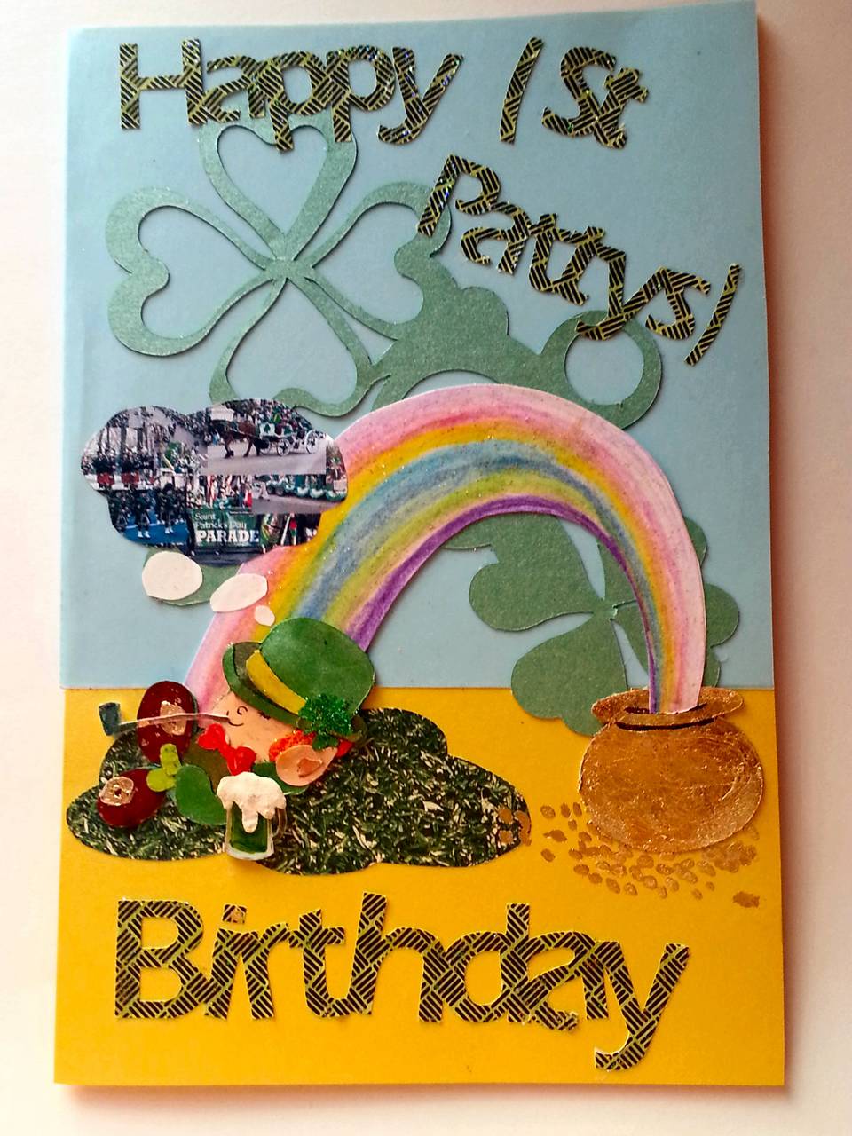 St Patrick birthday card