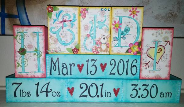 Birth Announcement Boxes