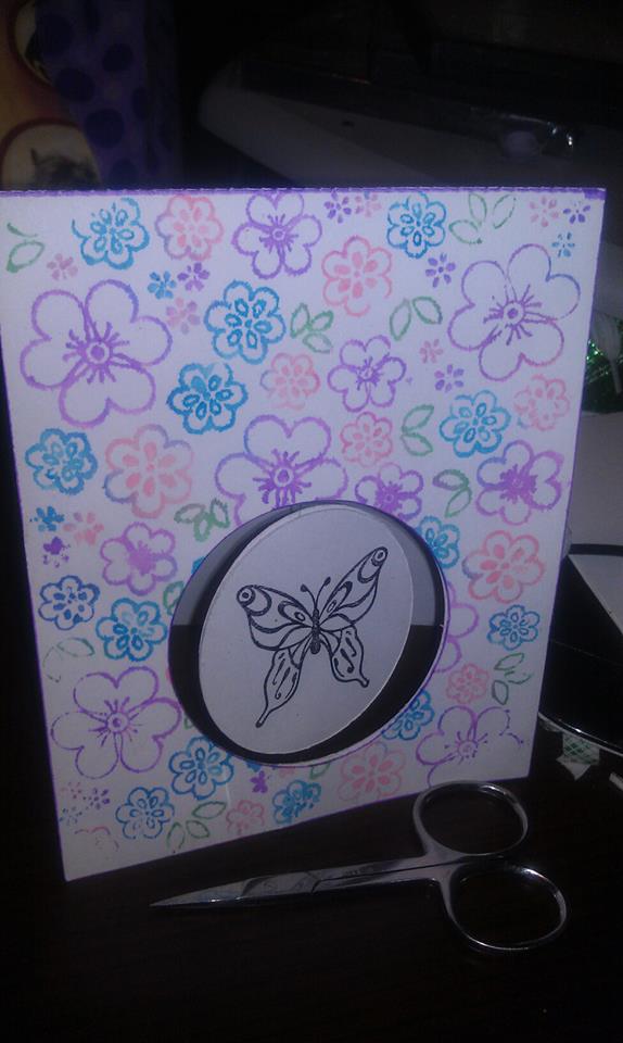 Butterfly card