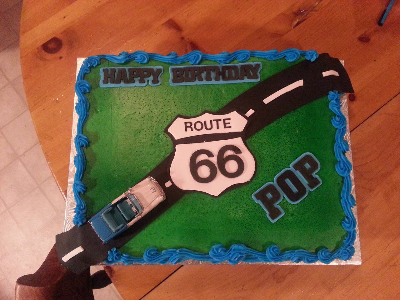 Route 66 cake