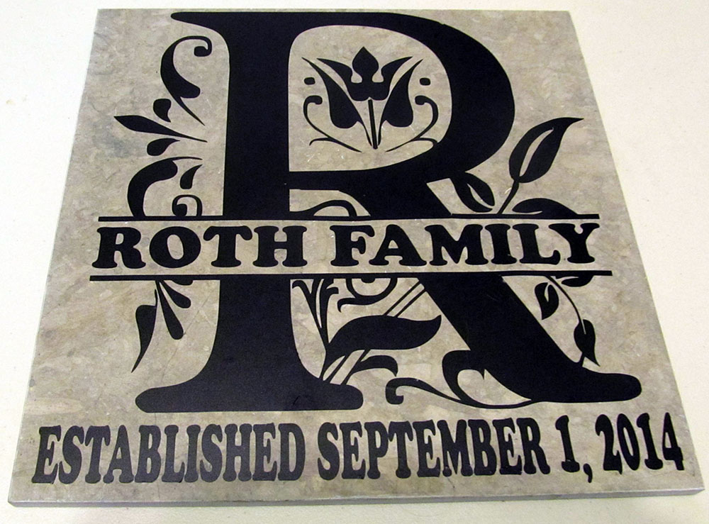 Roth Family Monogram Tile