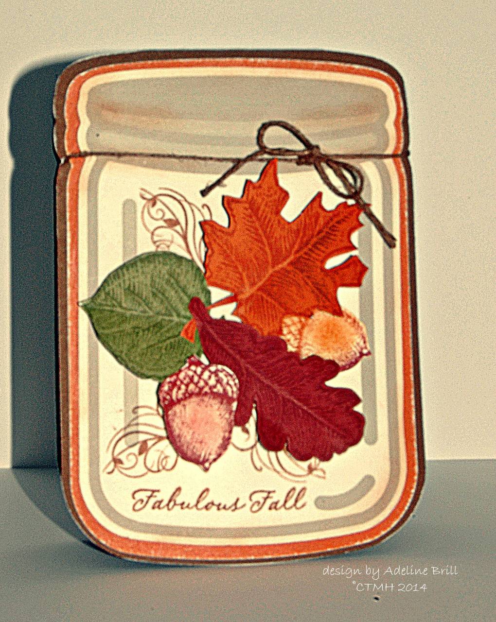 Print and Cut Jar card