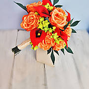 fall_wedding_orange_calla_lily_paper_flowers_bouquet.jpg