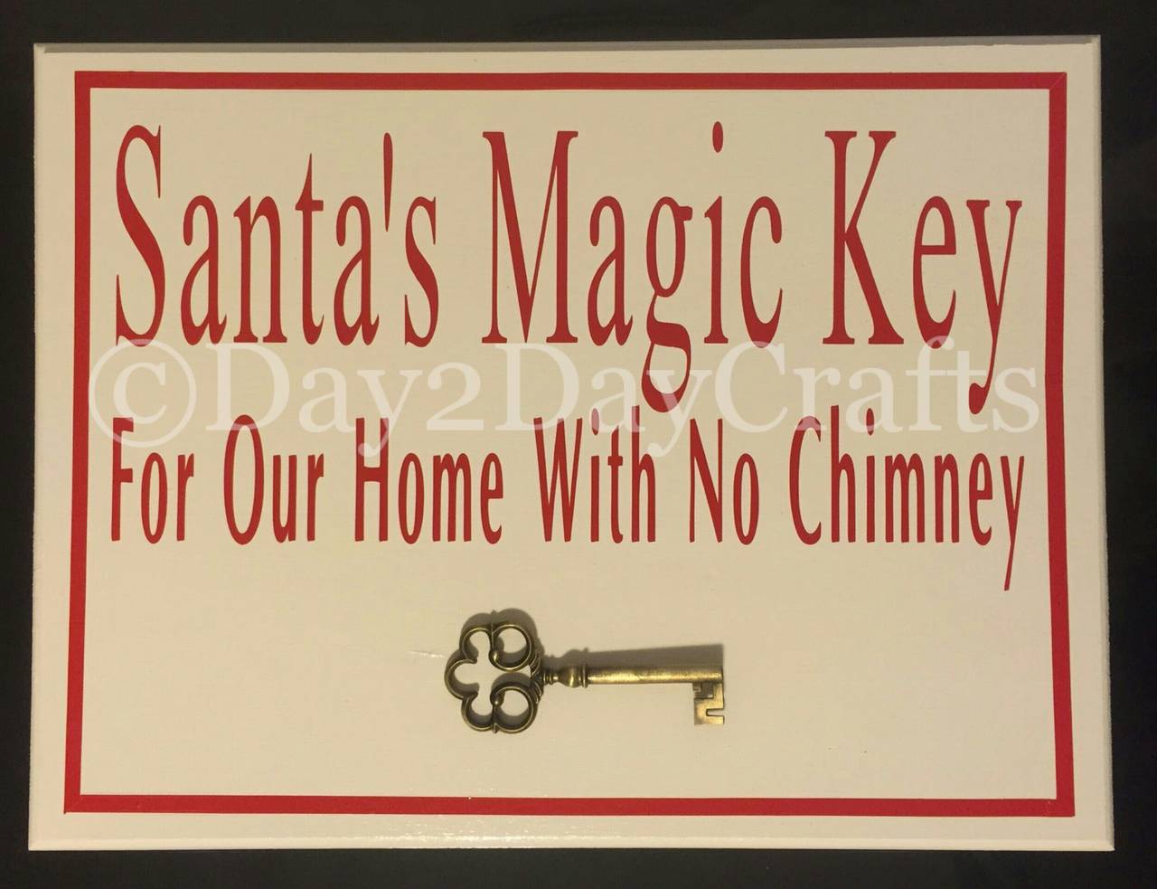 Santa Magic Key Sign