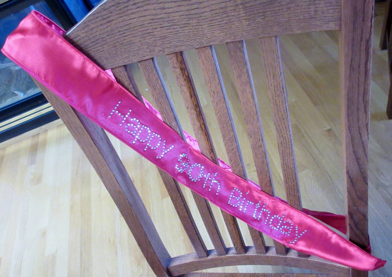 Birthday Sash