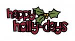 Happy Hollydays